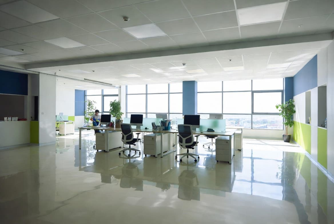 Global Cleans Facilities spotless commercial office